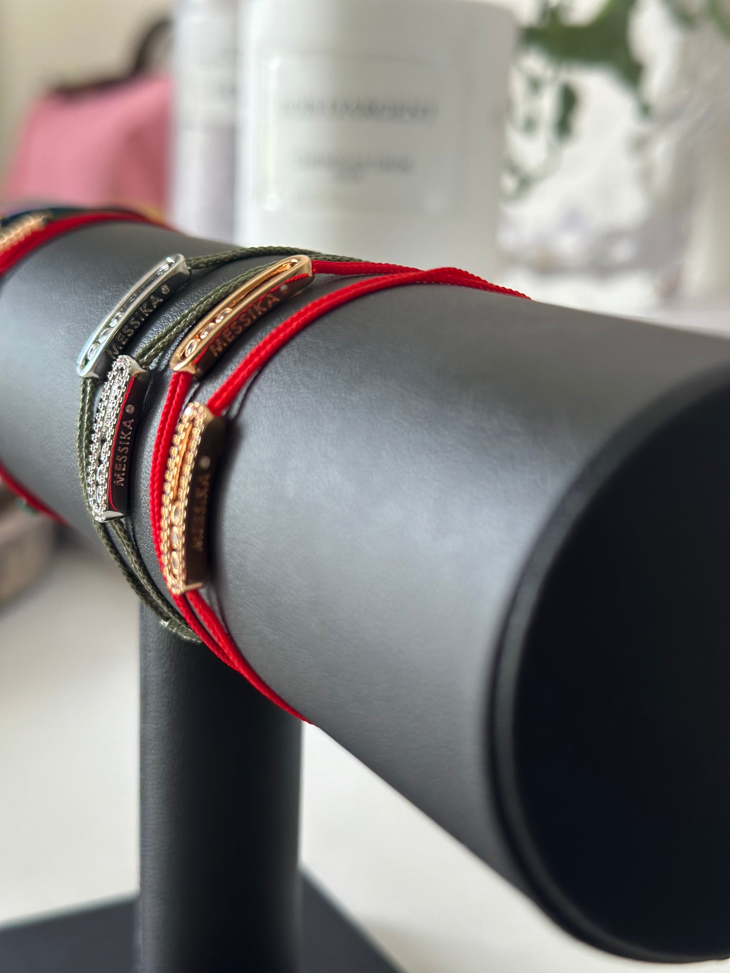 Bracelet cordon pierres