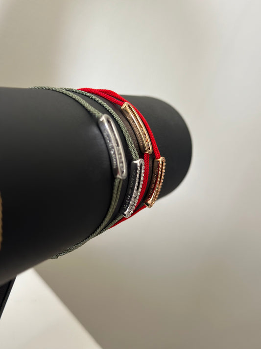 Bracelet cordon pierres